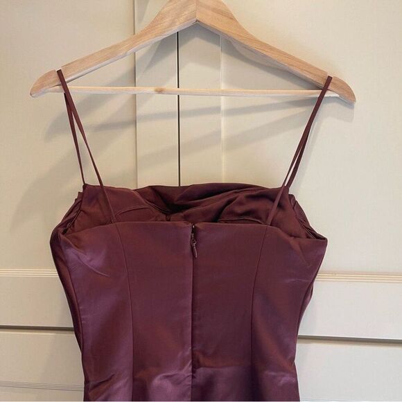 House of CB Burgundy Midi Dress - Picture 7 of 9